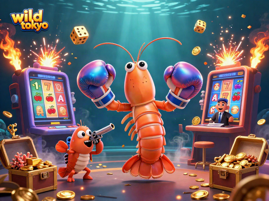 Experience the thrill of winning at wild tokyo casino with vibrant 3D characters and exciting game elements.