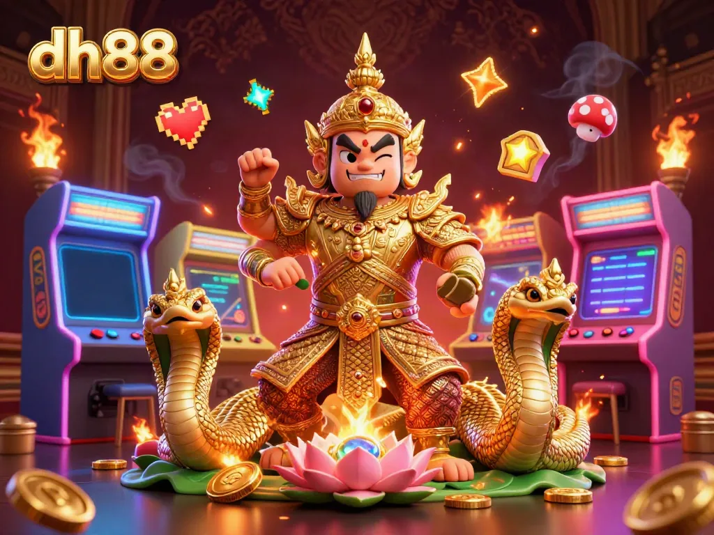 Engage in the thrilling world of dh88 casino games with vibrant characters and magical elements.