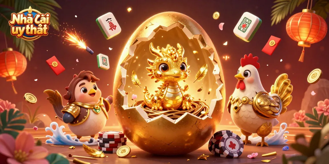 Experience the thrill of Nhà cái uy tín with a vivid 3D gambling scene showing fortune and excitement.