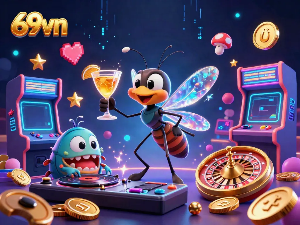 Experience thrilling gameplay at 69vn with lively casino characters and vibrant, dynamic visuals.