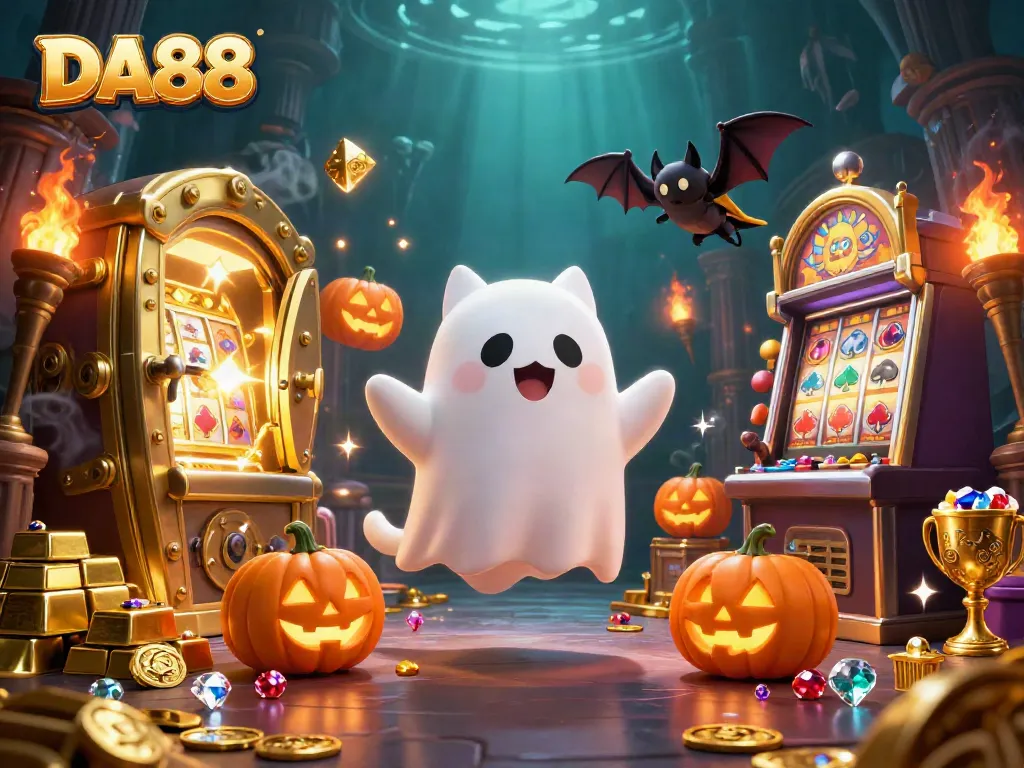 Experience thrilling gameplay at DA88 with vibrant casino elements and captivating characters.