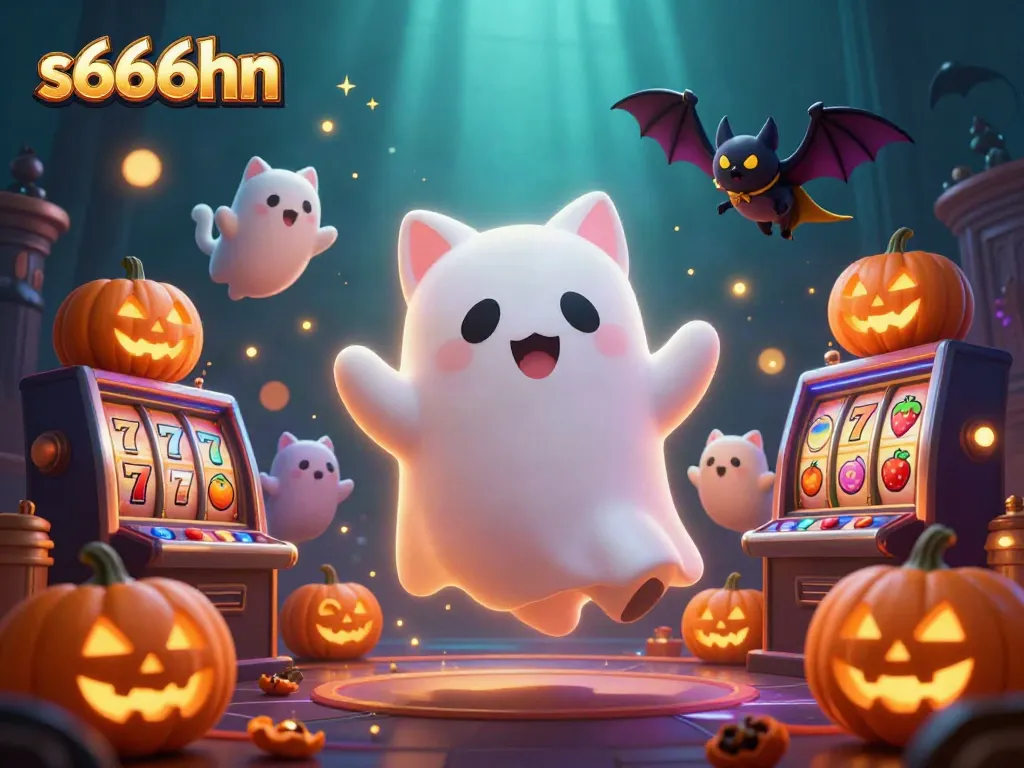 Experience thrilling slots at s666hn with vibrant casino action in a haunted mansion.