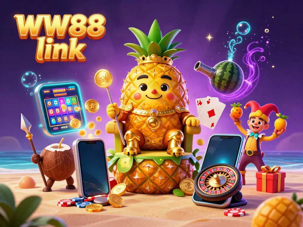 Spin the reels for a winning experience at WW88 link with vibrant casino characters and slot games.