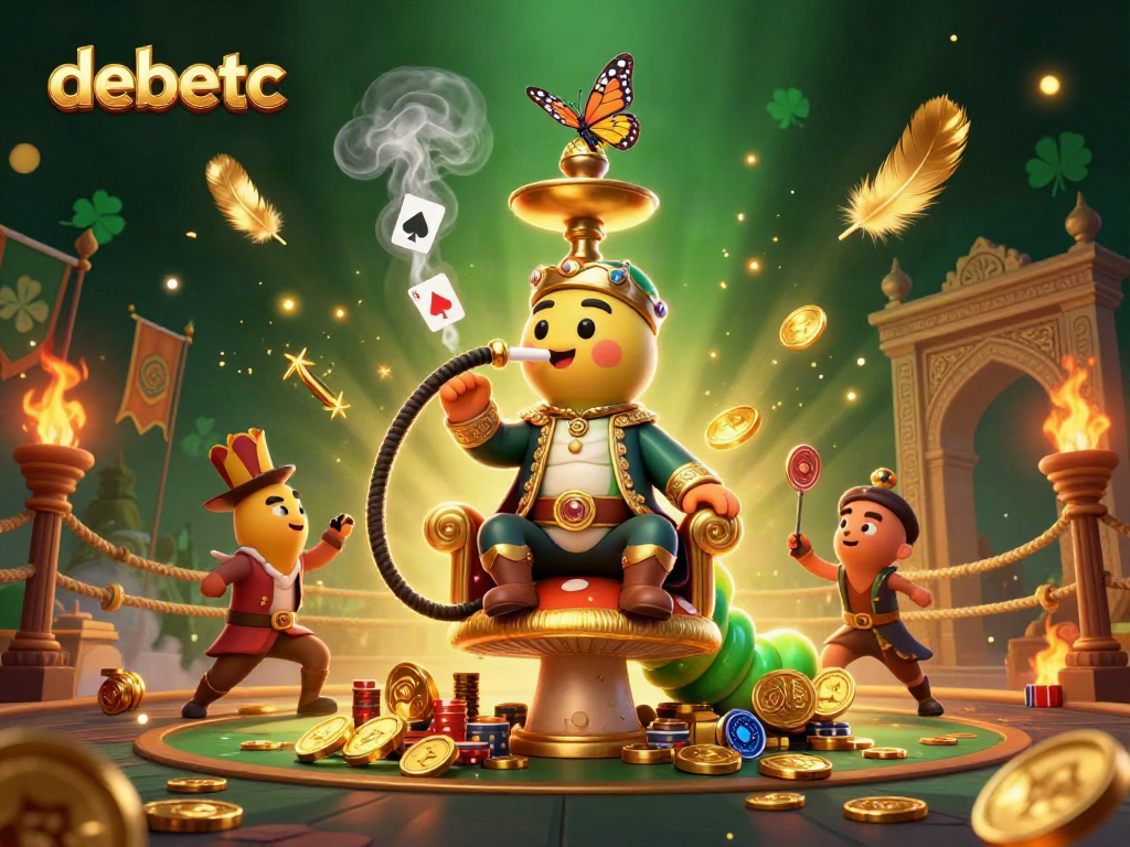 Bet on success with debetc in a dynamic 3D casino scene featuring engaging characters and vibrant elements.