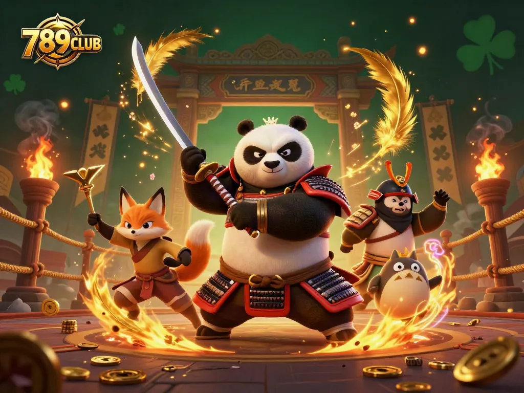 Experience the excitement of 789CLUB through a dynamic 3D illustration featuring imaginative game elements.