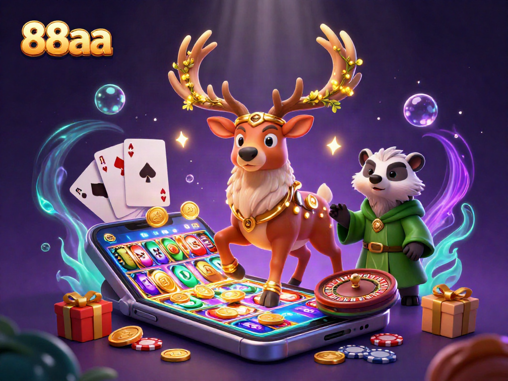 Engage with exciting casino gameplay at 88aa featuring a Celtic druid and mystical elements.