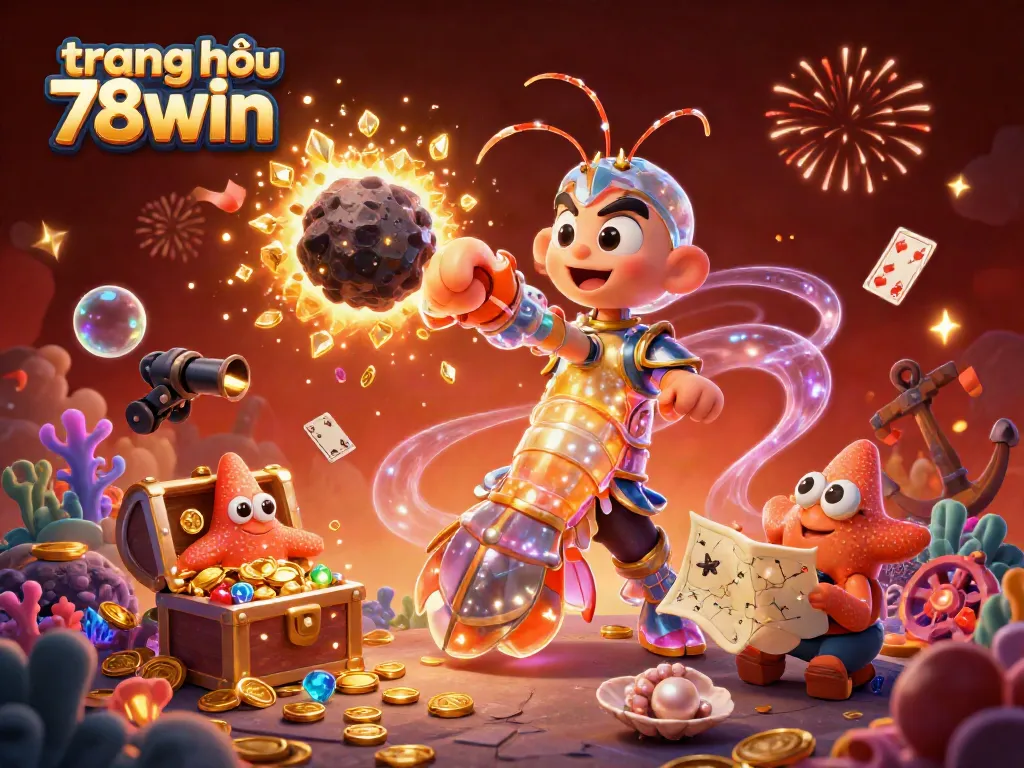 Engage with the exhilarating world of trang chủ 78win, featuring dynamic gaming elements and colorful characters.