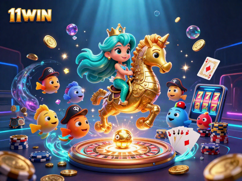 Experience 11WIN with vibrant mermaid casino adventure featuring dynamic games and rich prizes.
