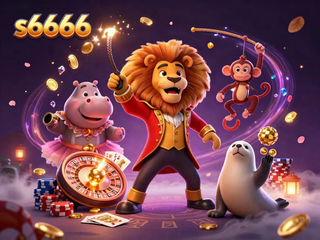 Experience thrilling action with s6666 featuring animated characters in an exciting casino environment.