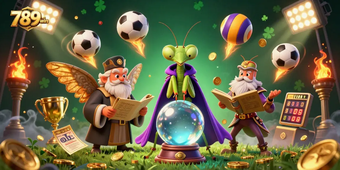 Win big with 789win in this vibrant casino scene featuring mystical fortune tellers and thrilling game elements.