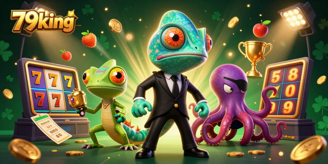 Win big with 79king as a secret agent chameleon and friends unveil slot jackpot secrets!