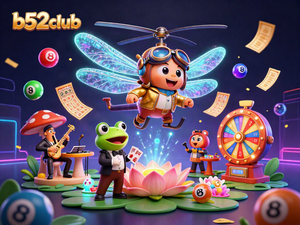 Experience thrilling gameplay at b52club with vibrant casino elements and exciting characters