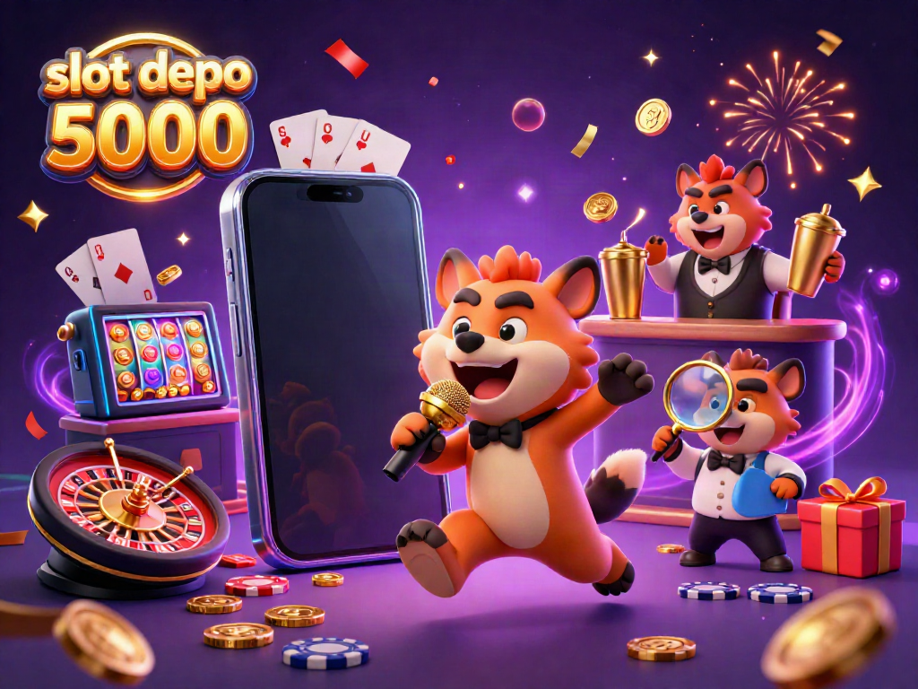 Dive into the excitement with slot depo 5000 as hyenas joke, bartend, and bounce at the lively casino scene.