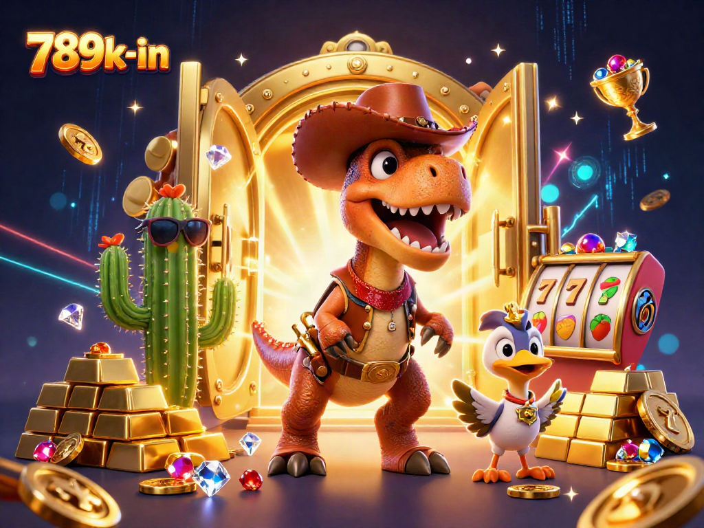 Spin and win with 789k-in's vibrant casino adventure featuring thrilling slots and treasures.