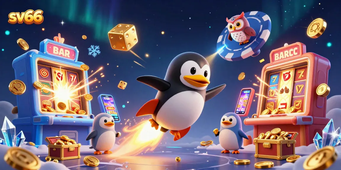Experience the excitement of sv66 casino gaming with a vibrant 3D illustration depicting a dynamic space adventure.