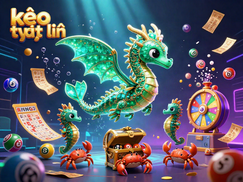 Engage with kèo trực tuyến through vibrant digital gaming visuals and dynamic lottery elements.