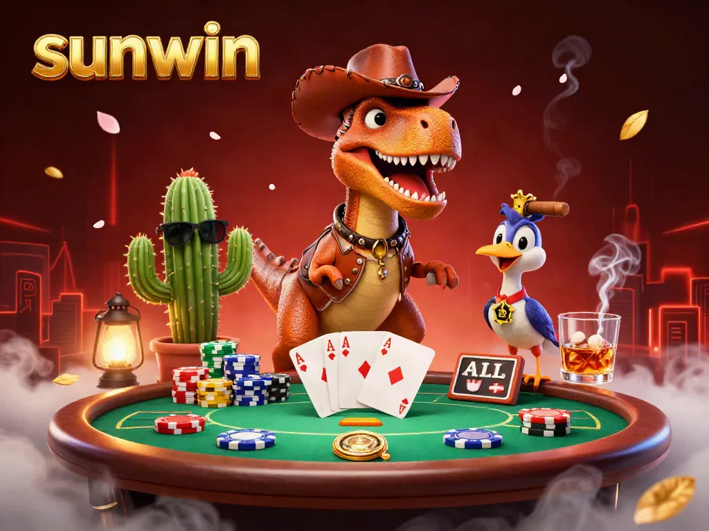 Engage in thrilling poker scenes with sunwin’s lively characters and vibrant casino atmosphere.