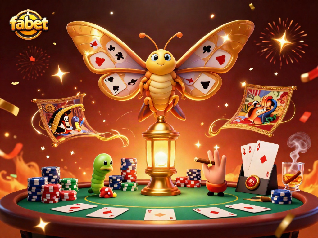 Experience the thrilling atmosphere of fabet's online casino with stunning 3D visuals and vibrant graphics.